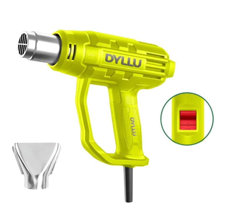 PISTOLA DE CALOR 1800W EN CAJA DYLLU DTHG15144